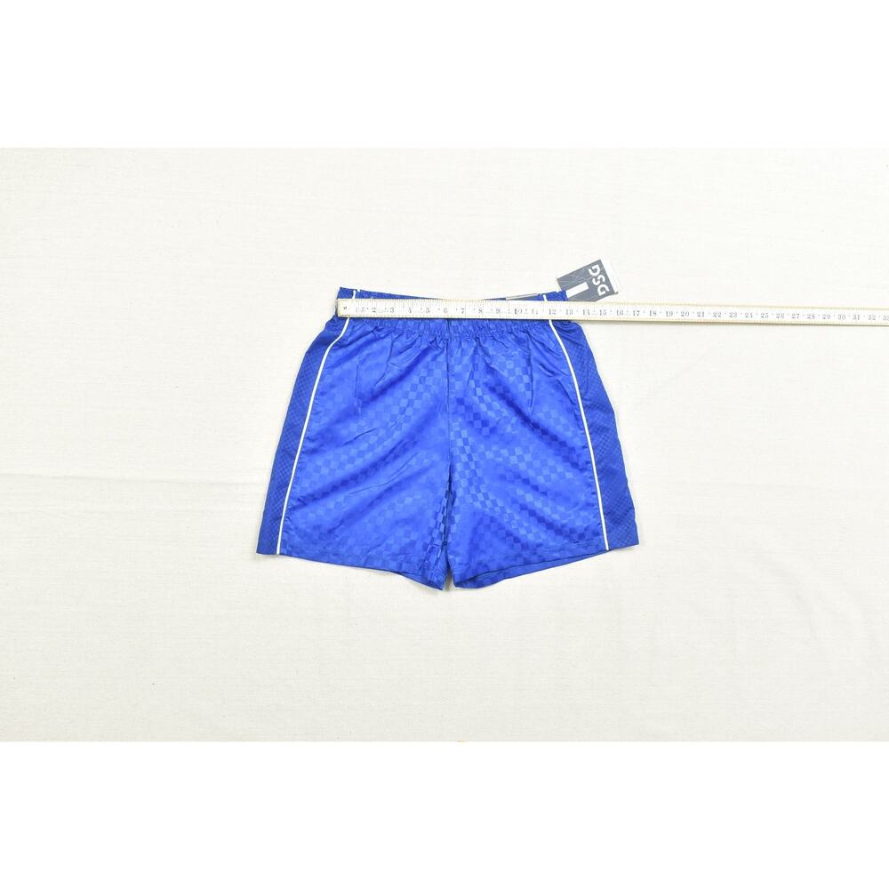 DSG Boys' L Woven Soccer Short Team Royal Blue Geometric Regular Size L NEW - Picture 3 of 8